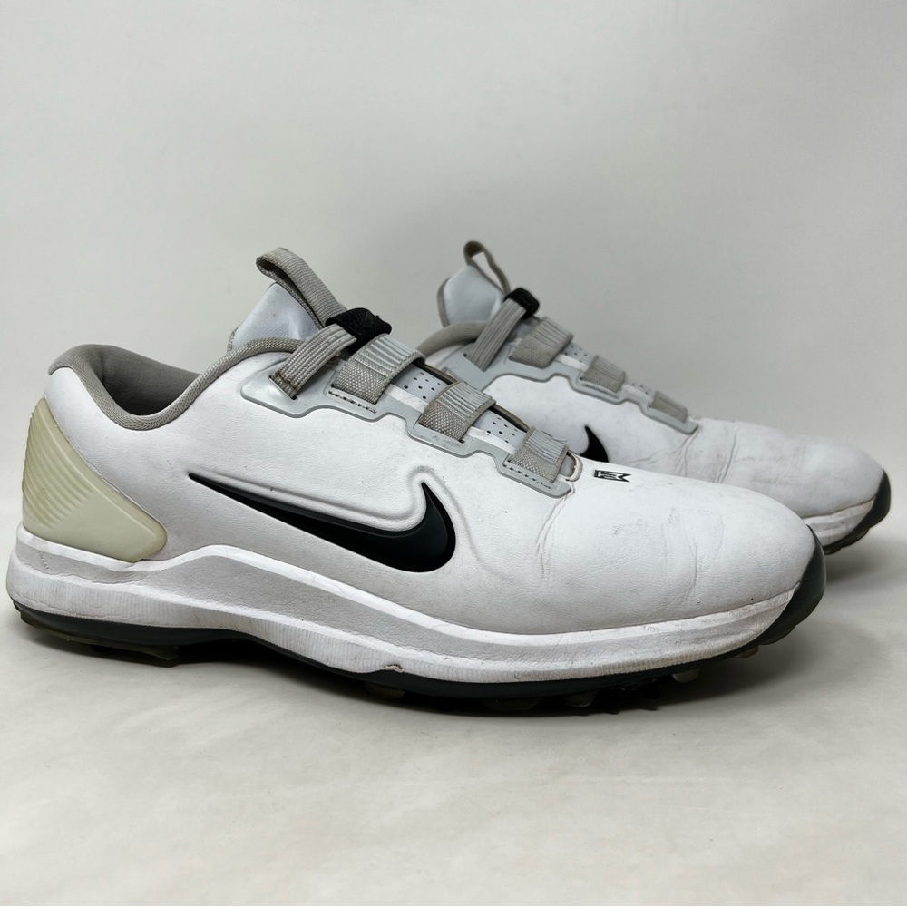 Nike Tiger Woods 71 FastFit Golf Shoes White/Black CD6300-100 Men’s Size 9